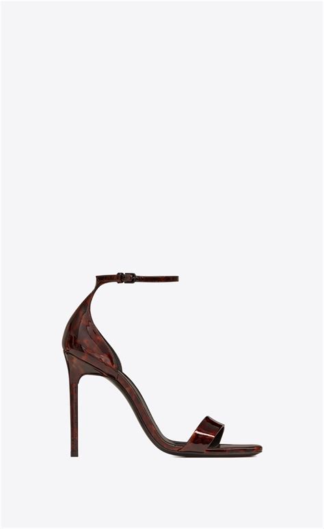 ysl tortoiseshell|YSL sandals.